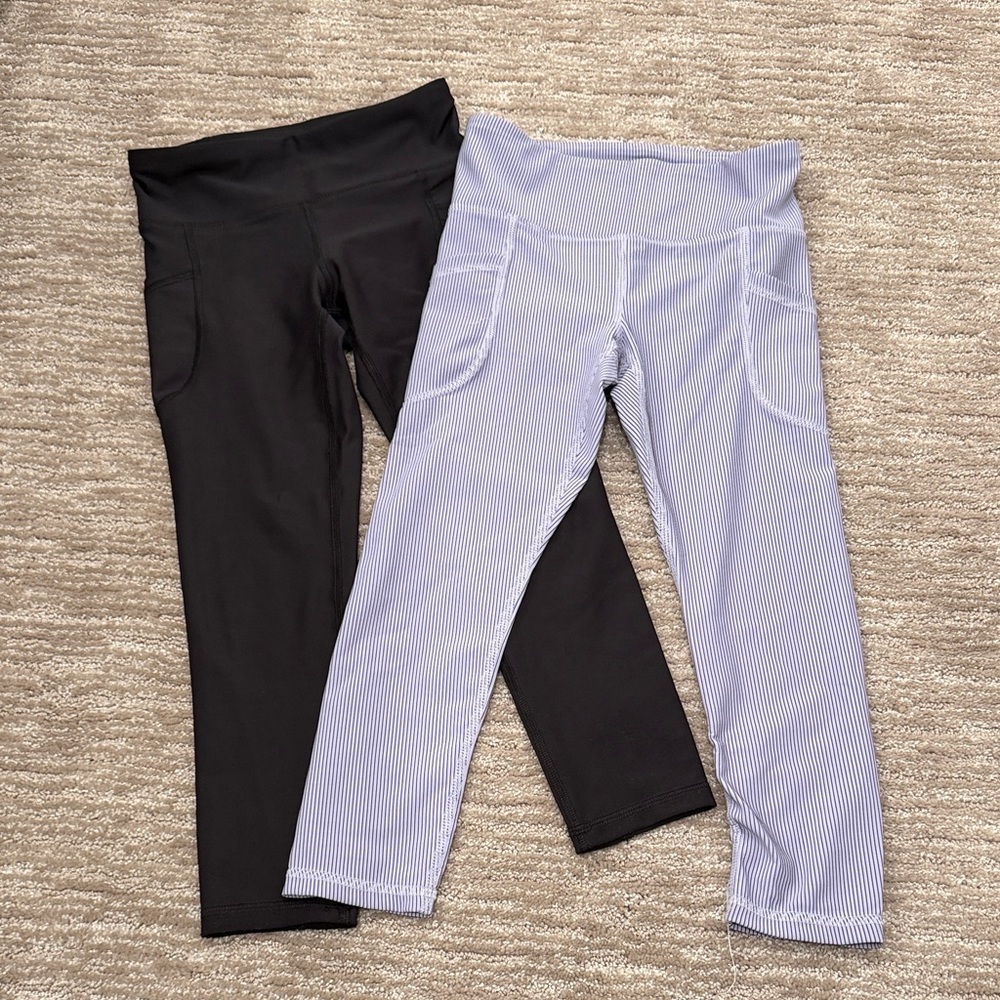 Kids Set of Old Navy Active Powersoft High Rise Leggings